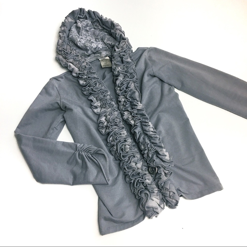 Persnickety Ladies Ruffled Hoodie